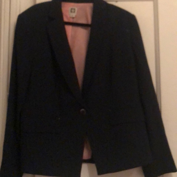 Anne Klein dark navy 14w women’s blazer - Picture 3 of 5